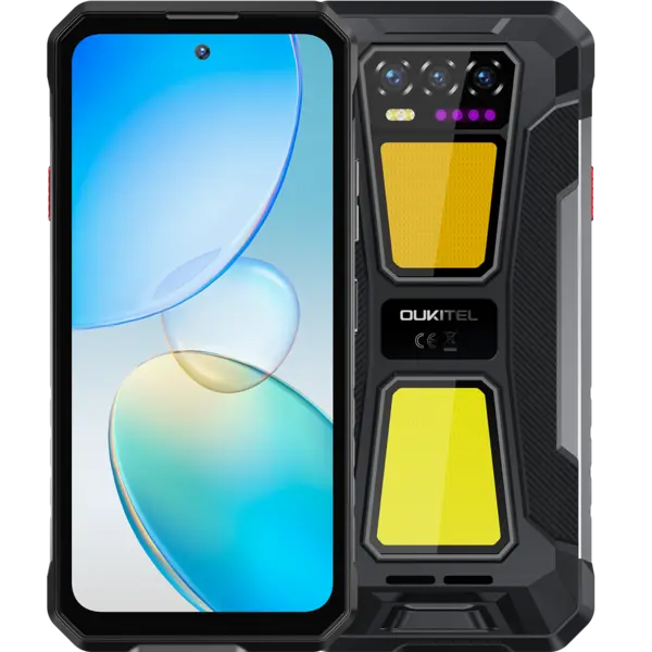 Telefon rugged Oukitel WP58 Pro, 5G, 6.7 120Hz, T8200, 8GB RAM, 256GB, NFC, Android 15, Black