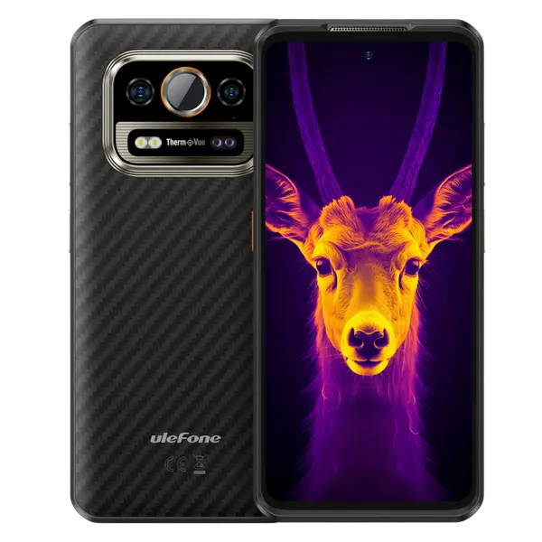 Telefon rugged Ulefone Armor 25T Pro Thermal, 5G, Dimensity 6300, 8GB RAM, 256GB, NFC, ThermoVue Turbo, Android 15
