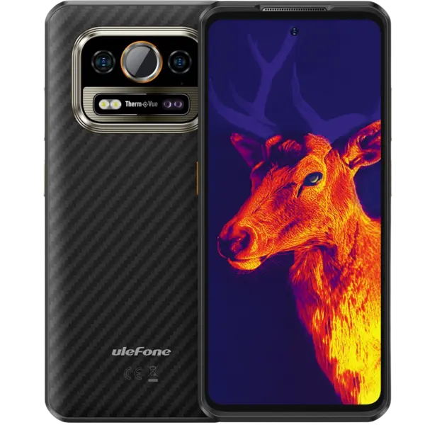 Telefon rugged Ulefone Armor 25T Thermal, 4G, Helio G99, 8GB RAM, 256GB, NFC, ThermoVue Turbo, Android 15