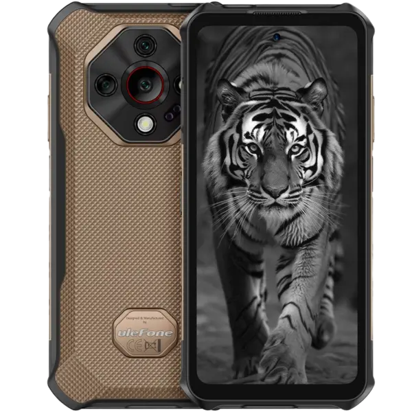 Telefon rugged Ulefone Armor X16, 4G, Helio G91, 6.56 120Hz, 6GB RAM, 128GB, NFC, 10360mAh, Android 15, Gold