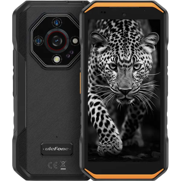 Telefon rugged Ulefone Armor X32, 4G, Helio G91, 5.65 90Hz, 6GB RAM, 128GB, NFC, Android 15, Orange