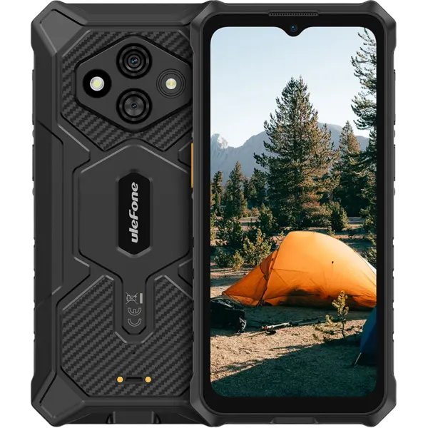 Telefon rugged Ulefone RugKing 3 Pro 4G, Octa-Core T7250, 8GB RAM, 128GB, 6.56 HD+, NFC, Android 15, Black