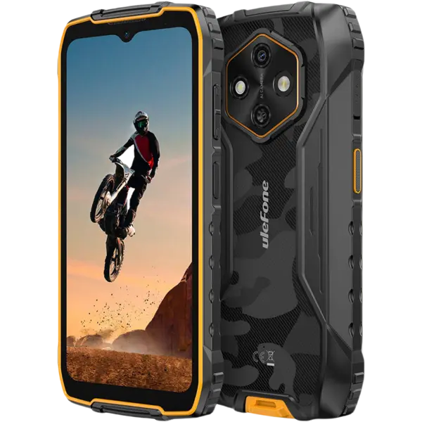 Telefon rugged Ulefone RugKing 4 Pro, 4G, 6.56 HD+, Octa-Core T7250, 8GB RAM, 256GB, NFC, 10000mAh, Android 15, Orange
