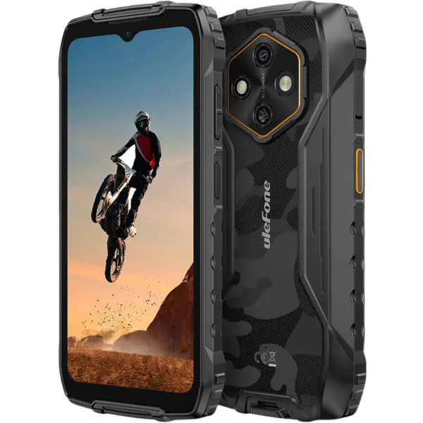 Telefon rugged Ulefone RugKing 4 Pro, 4G, Octa-Core T7250, 8GB RAM, 256GB, 6.56 HD+, NFC, 10000mAh, Android 15, Black