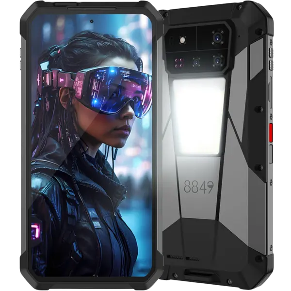 Telefon rugged Unihertz 8849 Tank 4 Pro, Video Proiector HD, 5G, 6.73 120Hz AMOLED, Dimensity 8300 Ultra, 16GB RAM + 512GB, NFC, Android 15