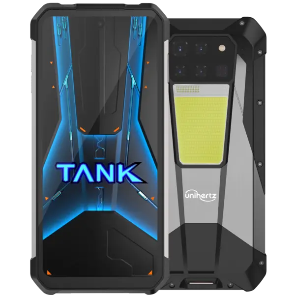 Telefon Unihertz TANK 3 Pro, 5G, Dual SIM, 6.79 120Hz, Dimensity 8200, 16GB RAM, 512GB, NFC, Proiector Video 100Lm, 23800mAh, Android 14