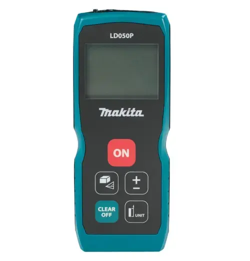 Telemetru laser Makita LD050P, IP54, 50 m, Sistem inch/metric (Negru/Albastru)