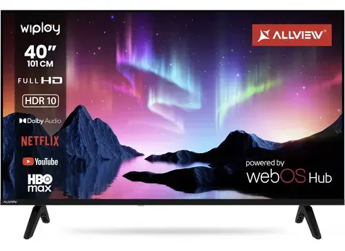 Televizor LED Allview 101 cm (40inch) 40WiPlay6301-F, Full HD, Smart TV, WiFi, CI+