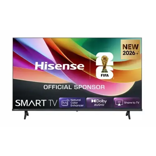 Televizor LED Hisense 101 cm (40inch) 40A4S, Full HD, Smart TV, WiFi, CI+