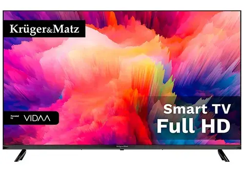 Televizor LED Krüger&Matz 109 cm (43inch) KM0243FHD-V3, Full HD, Smart TV, WiFi, CI+