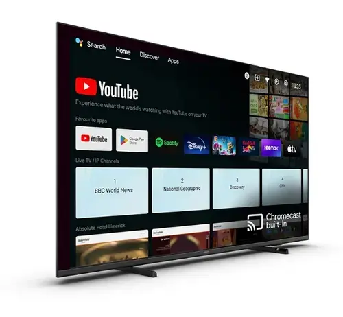 Televizor LED Philips 165 cm (65inch) 65HFL4518U/12, Ultra HD 4K, Hotel TV, Smart TV, WiFi, CI+