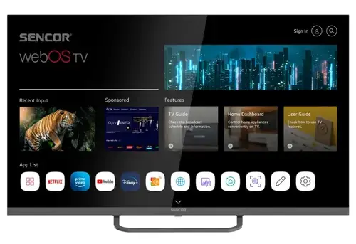 Televizor LED Sencor 80 cm (32inch) SLE 32S840TCSB, HD Ready, Smart TV, WiFi, CI+