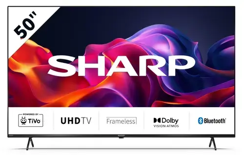 Televizor LED Sharp 127 cm (50inch) 50GK4445E, Ultra HD 4K, Smart TV, WiFi, CI+