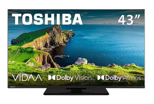 Televizor LED Toshiba 109 cm (43inch) 43UV3F63DG, Ultra HD 4K, Smart TV, WiFi, CI+