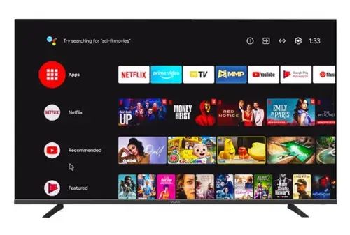 Televizor LED Vivax 165 cm (65inch) 65UHD10K, Ultra HD 4K, Smart TV, WiFi, CI+