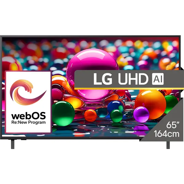 Televizor LG LED 65UA74003LB, ULTRA HD 4K, Smart, HDR, 164 cm, Clasa F