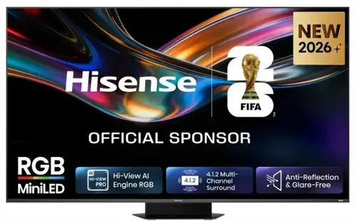 Televizor MiniLED Hisense 165 cm (65inch) 65UR9DS, Ultra HD 4K, Smart TV, WiFi, CI+