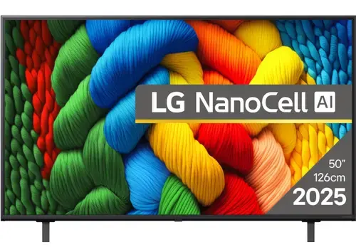 Televizor NanoCell LED LG 127 cm (50inch) 50NANO80A3B, Ultra HD 4K, Smart TV, WiFi, CI+