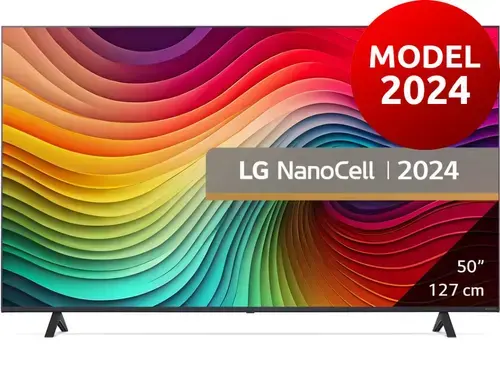 Televizor NanoCell LED LG 127 Cm (50inch) 50NANO81T3A, Ultra HD 4K, Smart TV, WiFi, CI+