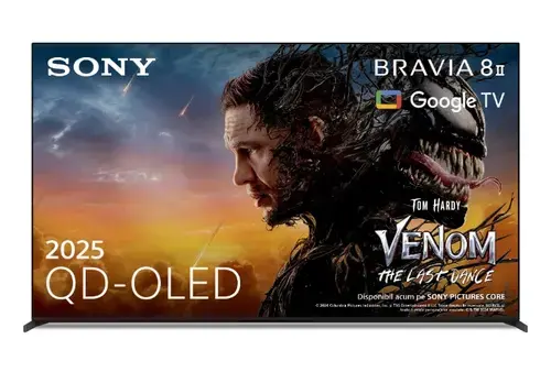 Televizor OLED Sony 165 cm (65inch) K65XR8M25BP, Ultra HD 4K, Smart TV, WiFi, CI+