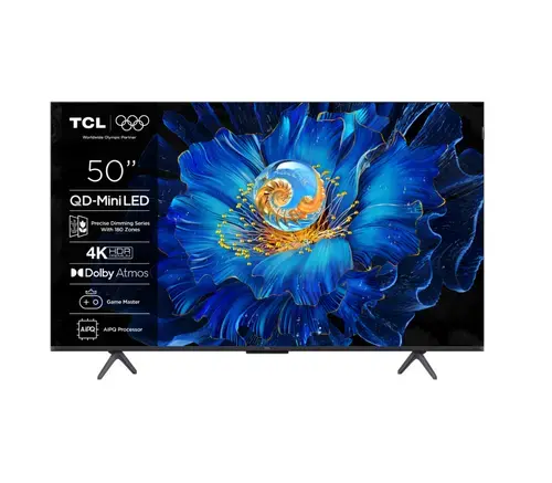 Televizor QD-Mini LED TCL 127 cm (50inch) 50C6KS, Ultra HD 4K, Smart TV, WiFi, CI+