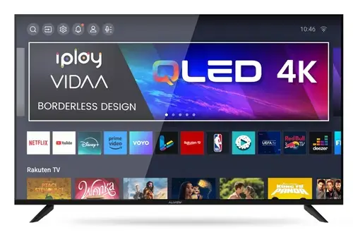 Televizor QLED Allview 139 cm (55inch) QL55iPlay6200-U, Ultra HD 4K, Smart TV, WiFi, CI+