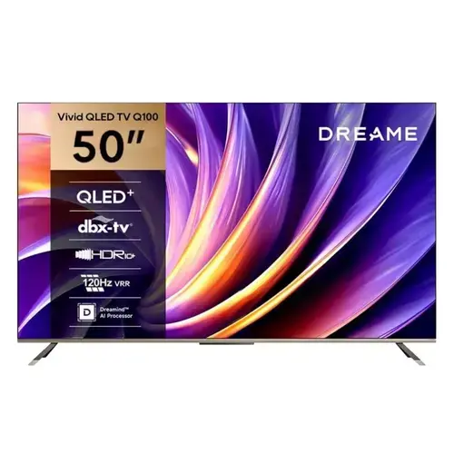 Televizor QLED Dreame 127 cm (50inch) 50Q100, Ultra HD 4K, Smart TV, WiFi, CI+