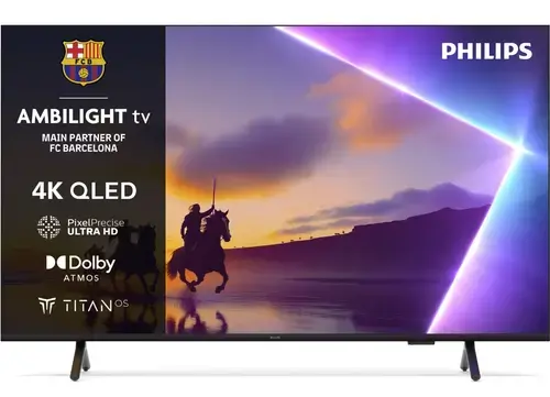 Televizor QLED Philips 127 cm (50inch) 50PUS8510/12, Ultra HD 4K, Smart TV, Ambilight TV, WiFi