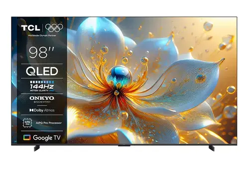 Televizor QLED TCL 248 cm (98inch) 98P89K, Ultra HD 4K, Smart TV, WiFi, CI+
