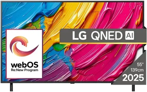 Televizor QNED LG 139 cm (55inch) 55QNED80A3A, Ultra HD 4K, Smart TV, WiFi, CI+