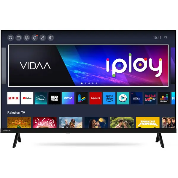 Televizor Smart D-LED AllView 32iPlay6200-H, 80 cm, HD, Negru, Clasa E
