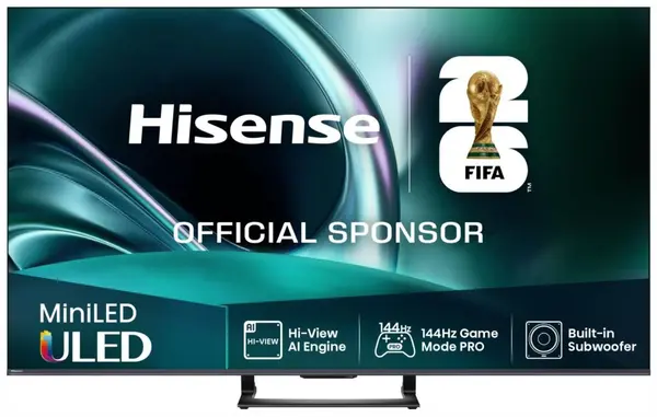 Televizor smart Hisense - 50U7Q, 50'', ULED MiniLED, 4K, 144Hz, HDR10+, Dolby Atmos, negru