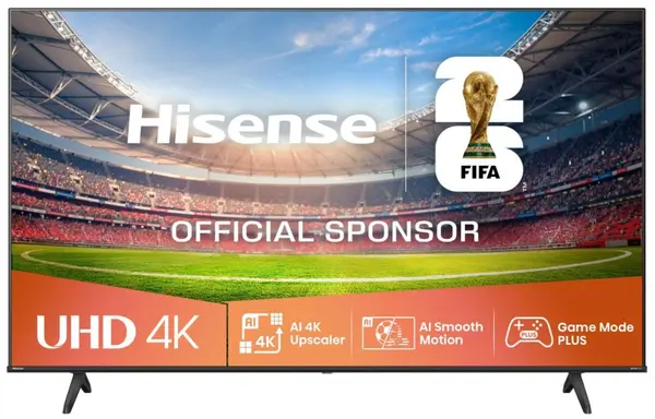 Televizor smart Hisense - 55A6Q, 55'', DLED, UHD 4K AI, HDR10+, DTS Virtual X 2x10W, negru