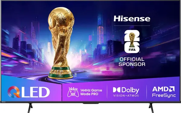 Televizor smart Hisense - 75E7Q_PRO, 75'', QLED, 4K, 144Hz Game Mode PRO, negru