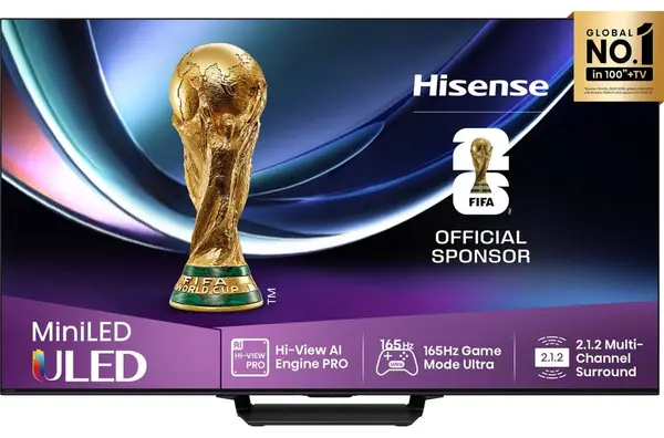Televizor Smart Hisense - 85U7Q_PRO, 85'', 4K UltraHD, MiniLED 165Hz Game Mode Ultra, negru