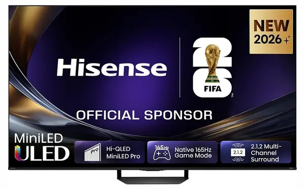 Televizor smart Hisense - 85U7S PRO, 85", 4K, MiniLED, 165Hz AMD FreeSync Premium Pro, Hi-View AI Engine Pro, Black
