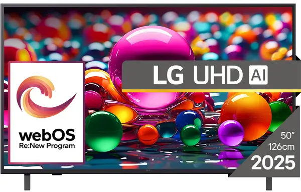 Televizor smart LG - 50UA74003LB, 50'', 4K UltraHD TV, 7 AI Gen8, negru