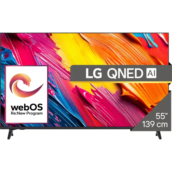 Televizor Smart LG QNED 55QNED70A6A, 139 cm, Ultra HD 4K, Clasa G