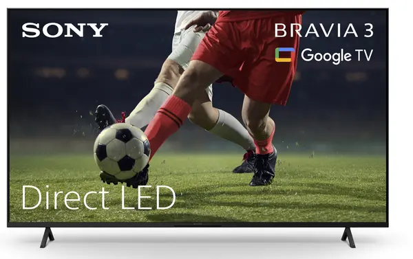 Televizor smart Sony - BRAVIA 3 K65S35B.CEI, 65", DirectLED, 4K, Dolby™Atmos, Dolby™ Atmos 2x10W, negru