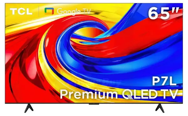 Televizor smart TCL - 65P7L, 65'', 4K Ultra HD, QLED Premium, procesor AiPQ, ONKYO 2.0, Google TV, negru