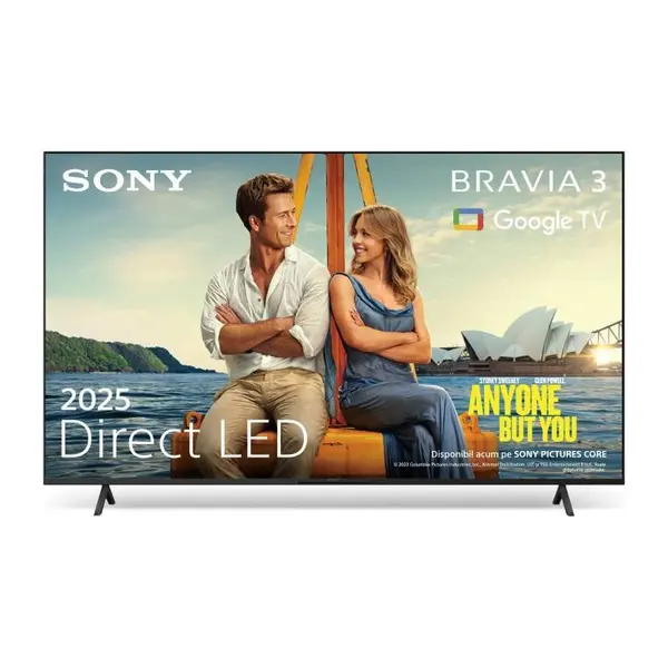 Televizor Sony BRAVIA 3 LED 43S39, 108 cm, Smart Google TV, 4K Ultra HD, Clasa E (Model 2025)