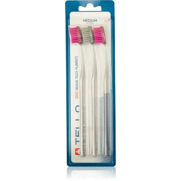 TELLO 3940 Medium 3pack perie de dinti 3 buc