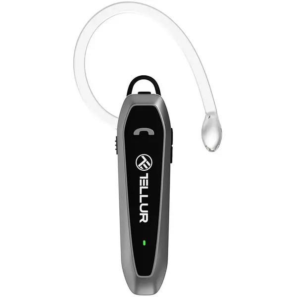 Tellur Casca Bluetooth Tellur Vox 100, pana la 22 ore timp de vorbire, conectare simultana la 2 dispozitive, compatibila IOS/Android, microfon omnidirectional cu functie de reducere a zgomotului, Negru