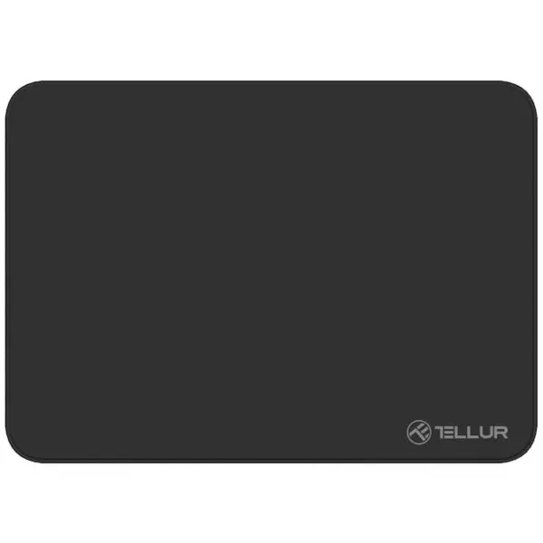 Tellur Mouse Pad Tellur SmoothClick M, margini cusute, 350 x 250 x 3 mm, Negru