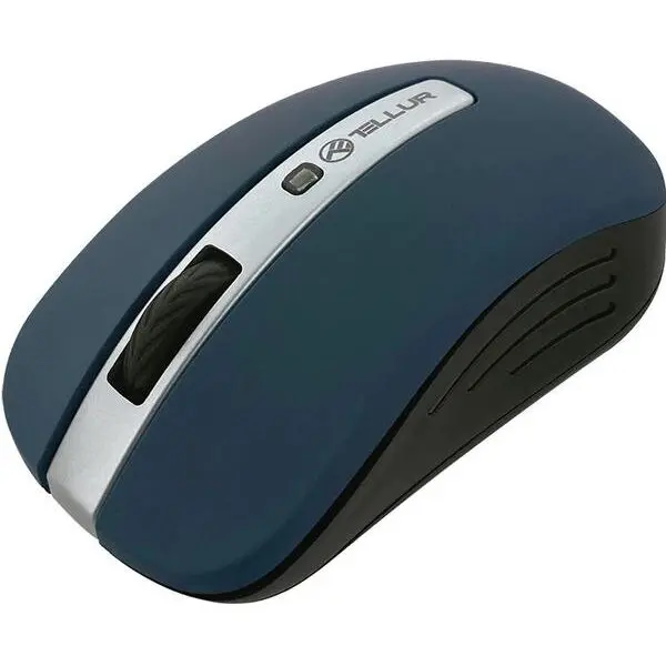 Tellur Mouse Wireless Optic Tellur Basic, USB, 1600 DPI, Albastru