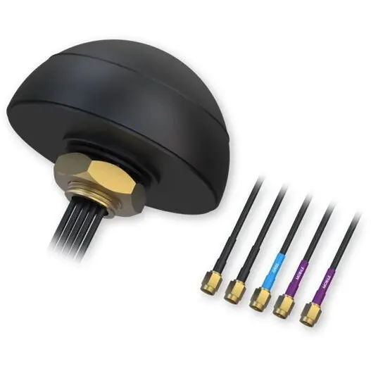 TELTONIKA Antena TELTONIKA NETWORKS, Combo MIMO Mobile / GNSS / WiFi, Conector SMA, IP65, Lungime Cabluri 3M, Negru
