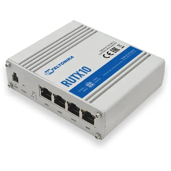 TELTONIKA Teltonika RUTX10 router wireless Gigabit Ethernet Banda dubla (2.4 GHz/ 5 GHz) Gri
