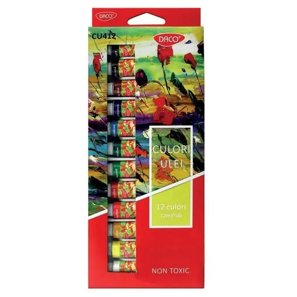 Tempera DACO OIL 12 x12ml - engros