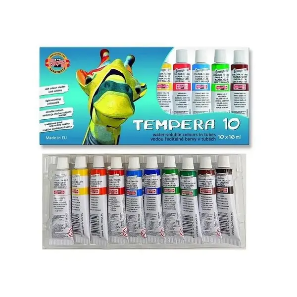Tempera Koh-i-noor 10 x16 ml- engros