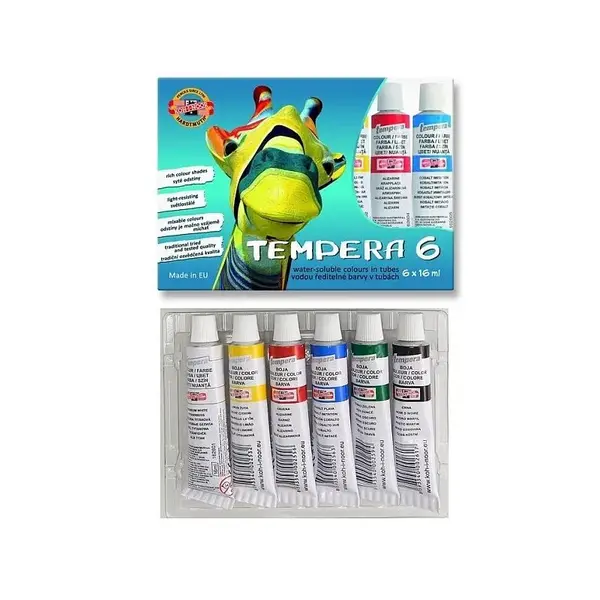 Tempera Koh-i-noor 10 x16 ml- engros
